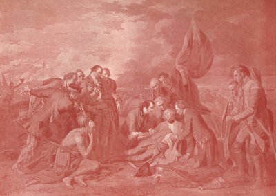Wolfe tábornok halála, 1776, 1909 alkotó: William Woollett