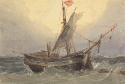Hajó a tengeren alkotó: William Wyld