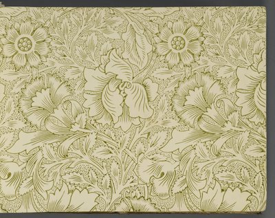 Tapéta mintakönyv, 1917 előtt (nyomtatott) alkotó: William and Company Morris