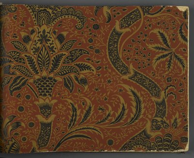 Tapéta mintakönyv, 1917 előtt (nyomtatott) alkotó: William and Company Morris