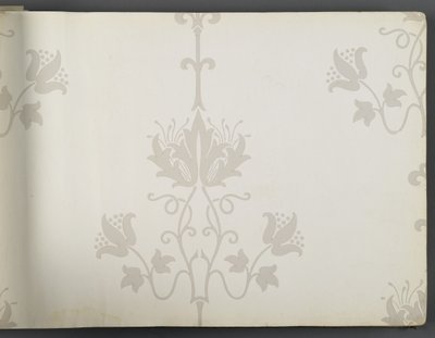 Tapéta mintakönyv, 1917 előtt (nyomtatott) alkotó: William and Company Morris