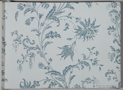 Tapéta mintakönyv, 1917 előtt (nyomtatott) alkotó: William and Company Morris