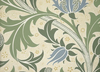 Tapéta mintakönyv, 1917 előtt (nyomtatott) alkotó: William and Company Morris