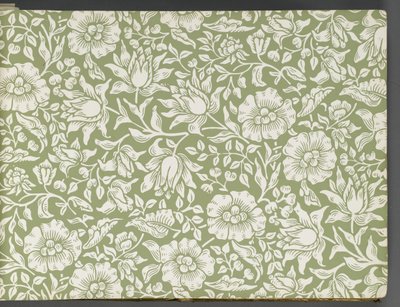 Tapéta mintakönyv, 1917 előtt (nyomtatott) alkotó: William and Company Morris