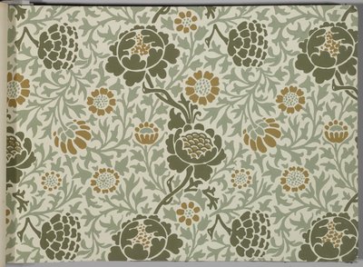 Tapéta mintakönyv, 1917 előtt (nyomtatott) alkotó: William and Company Morris
