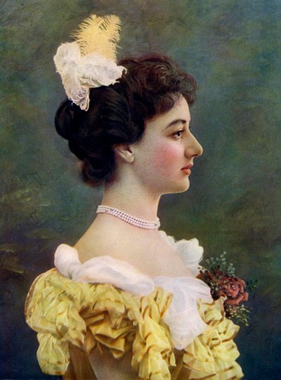 Maud Hoffman, színésznő, 1899-1900. alkotó: William and Daniel Downey