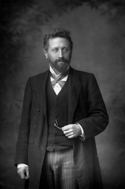 William Edward Ayrton professzor 1847-1908, brit fizikus és villamosmérnök, 1893. alkotó: William and Daniel Downey