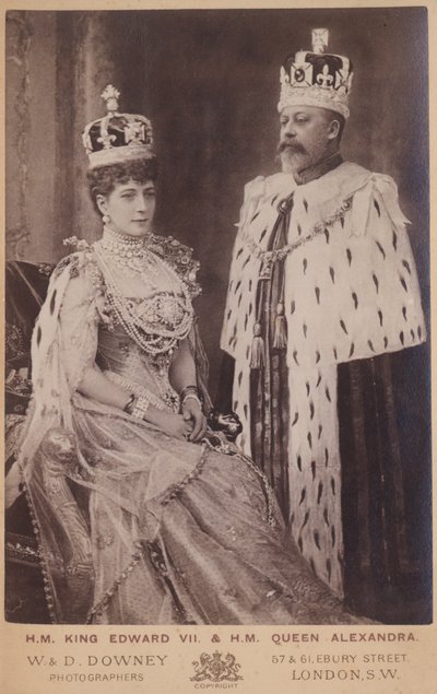 Alexandra királynő és VII. Edward király alkotó: William and Daniel Downey