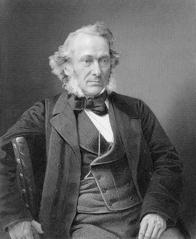 Richard Cobden, William Holl metszete egy fényképről, 1860 körül alkotó: William and Daniel Downey