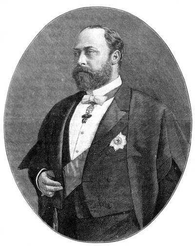 A walesi herceg talárjában, mint a Középtemplom padosa, 1900. alkotó: William and Daniel Downey
