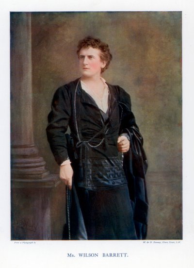 Wilson Barrett angol színész, menedzser és drámaíró, 1901. alkotó: William and Daniel Downey
