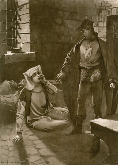Il Trovatore, IV. felvonás iv. jelenet (litográfia) alkotó: William de Leftwich (after) Dodge