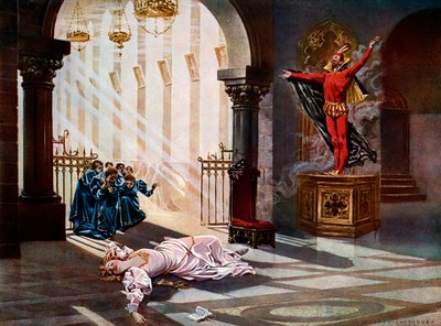 Faust, IV. felvonás jelenet v alkotó: William de Leftwich Dodge