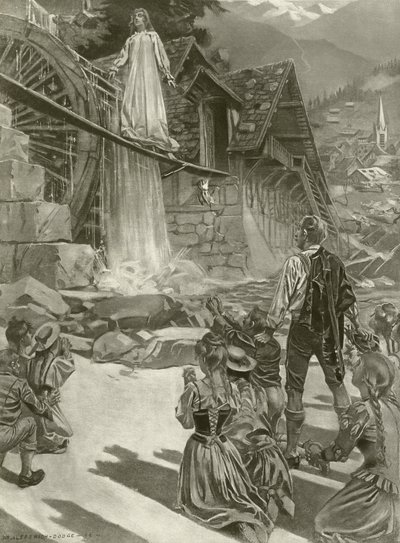 La Sonnambula, III. felvonás ii. jelenet (mélynyomás) alkotó: William de Leftwich Dodge