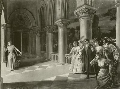 Lucia di Lammermoor, III. felvonás vi. jelenet (mélynyomás) alkotó: William de Leftwich Dodge