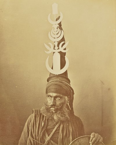 [Egy Nihang vagy Akali portréja] alkotó: Willoughby Wallace Hooper