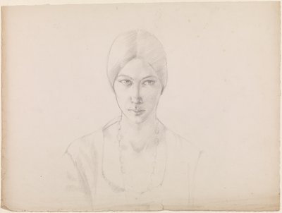 Önarckép (ceruza, papír) alkotó: Winifred Knights