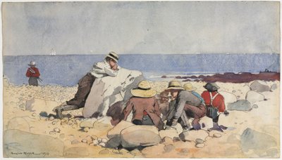 Egy kagylósütő, 1873. alkotó: Winslow Homer