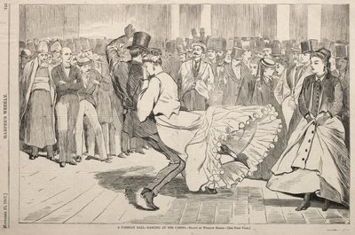 Egy párizsi bál - Tánc a kaszinóban alkotó: Winslow Homer
