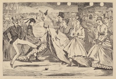 Egy párizsi bál – Tánc a Mabille-ban, Párizs, 1867. alkotó: Winslow Homer