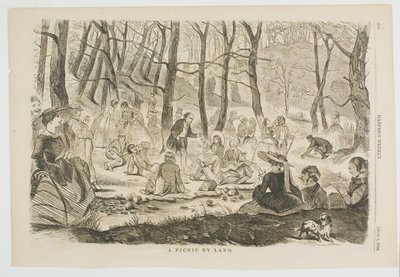 Piknik a szárazföldön alkotó: Winslow Homer