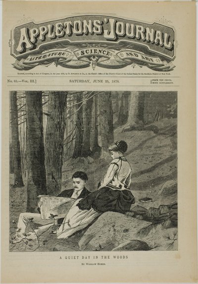 Egy csendes nap az erdőben alkotó: Winslow Homer