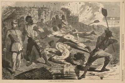 Shell in the Rebel Treches, Harpertől alkotó: Winslow Homer
