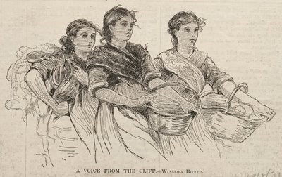 Hang a szikláról. alkotó: Winslow Homer
