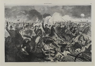 Háború az Unióért 1862 – Lovassági roham alkotó: Winslow Homer