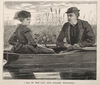 "Minden a meleg és arany időjárásban" alkotó: Winslow Homer