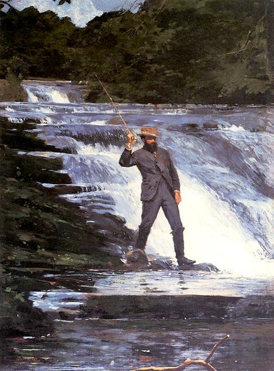 Egy horgász, 1874 alkotó: Winslow Homer