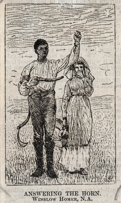Válasz a kürtre. alkotó: Winslow Homer