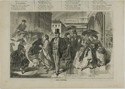 Áprilisi záporok alkotó: Winslow Homer