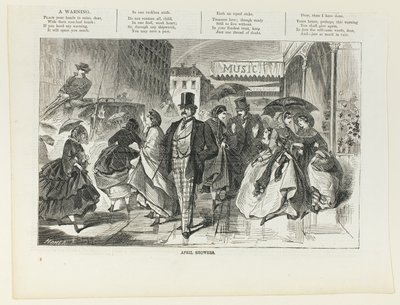 Áprilisi záporok alkotó: Winslow Homer