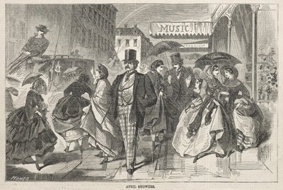Áprilisi záporok alkotó: Winslow Homer