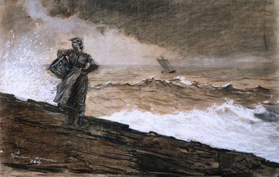 A nyílt tengeren, 1884 alkotó: Winslow Homer
