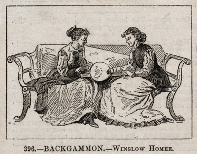 Backgammon. alkotó: Winslow Homer