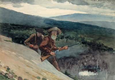 Medve vadászat, Prospect Rock alkotó: Winslow Homer