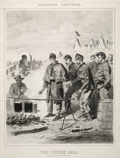 Hadijárati vázlatok: Kávéhívó alkotó: Winslow Homer