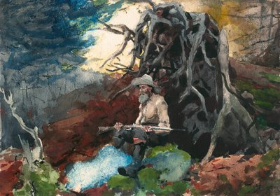 Tábortűz, Adirondacks alkotó: Winslow Homer