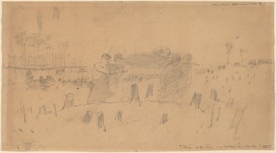 A sebesültek hordozása, 1865. alkotó: Winslow Homer