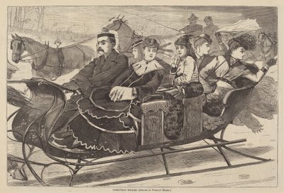 Christmas Belles, 1869-ben jelent meg. alkotó: Winslow Homer