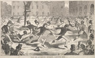 Osztálynap a Harvard Egyetemen, Cambridge, Massachusetts, 1858. alkotó: Winslow Homer