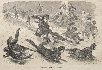 Coasting az ajtókon kívül alkotó: Winslow Homer
