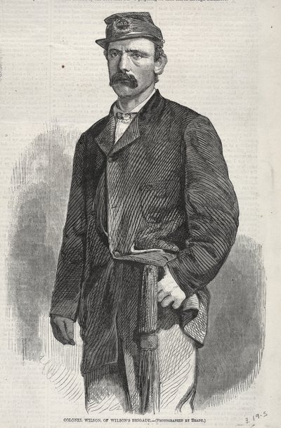 Wilson ezredes, a Wilsons Brigádból, 1861. alkotó: Winslow Homer