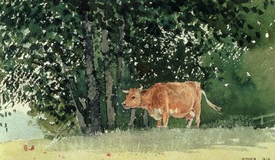 Tehén a legelőn, 1878 alkotó: Winslow Homer