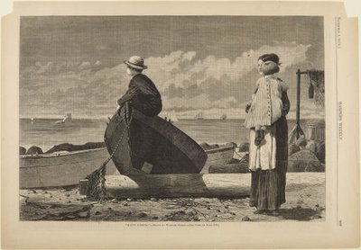 Jön apa! alkotó: Winslow Homer