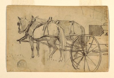 Rajz, tanulmány a "Piknik kiránduláshoz", 1868 alkotó: Winslow Homer