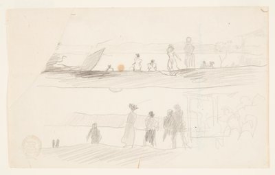 Öböl felé néző alakok alkotó: Winslow Homer