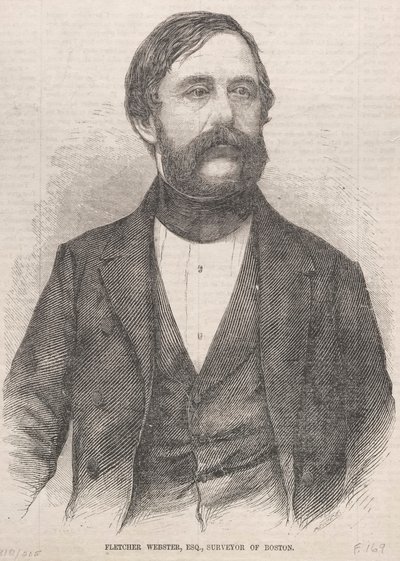 Fletcher Webster, Esq., Boston földmérője, 1859. alkotó: Winslow Homer